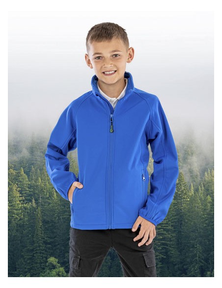 RES-R901Y-Recycled 2-Layer Printable Youth Softshell Jacket 2